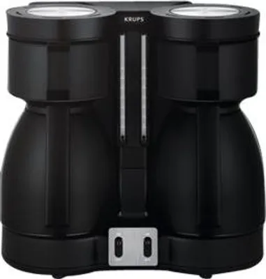 Produktbild von Krups Duothek Filterkaffeemaschine KT8501, Filterkaffeemaschine, Gemahlener Kaffee, 1700 W, Schwarz