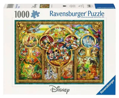 Image de Ravensburger Casse-tête Les plus beaux thèmes de Disney, 1000pcs.
