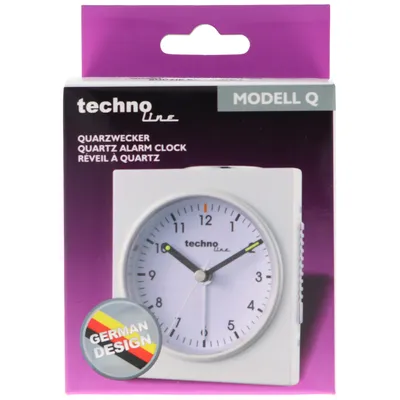 Produktbild von Technoline Quarzwecker Modell Q Uhren/Wecker Weiss