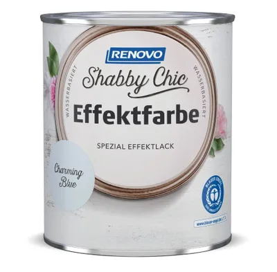 Produktbild von Renovo Effektfarbe Vintage Shabby Chic 0,75L Innen charming blue