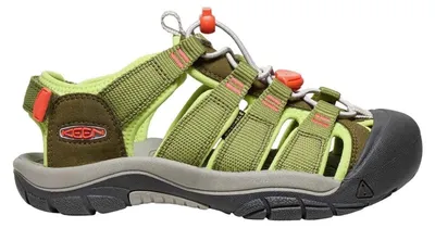 Produktbild von Keen Newport Boundless Kindersandalen geschlossen atmungsaktiv grün 32,5