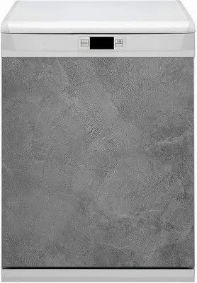 Obrázek produktu pro Magnet do myčky nádobí Magnetická podložka kuchyňské magnety Dekorativní 60x70 cm - šedý motiv beton
