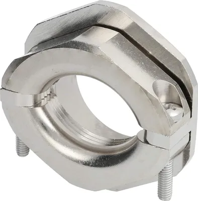 Immagine prodotto di Scarico della trazione metrico M40x1,5 ZH-M40 esagonale ottone (CuZn) nichelato lunghezza filettatura 9,5 mm - 1 pezzo