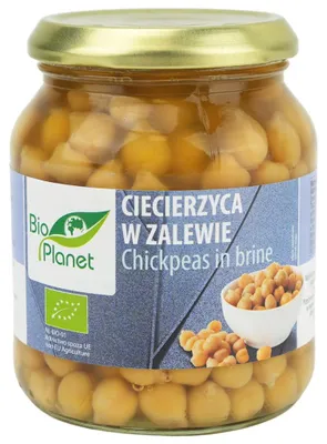 CIECIERZYCA W ZALEWIE BIO 350 g (230 g) (SŁOIK) - BIO PLANET