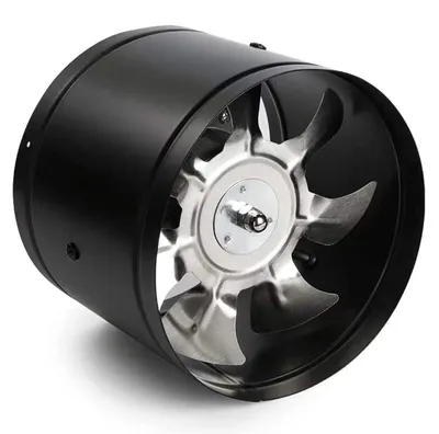 Rohrventilator 150 mm, 500 m³/h, Inline, leise, für Bad/Küche
