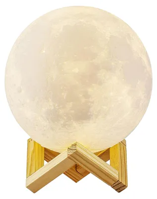 3D-Mondlampe 15 cm, dimmbar, 3 Farben, USB, Nachtlicht