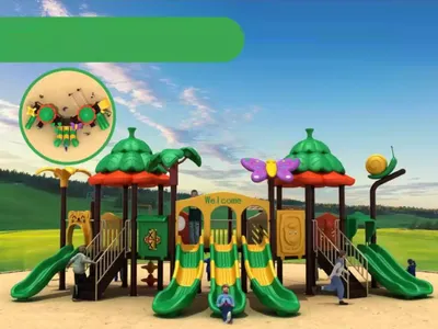 Image de Aire de jeux pour enfants Aire de jeux sur mesure Nouveau