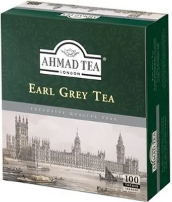 Produktbild von Ahmad Tea Schwarzer Express Earl Grey Tee - 100 Beutel