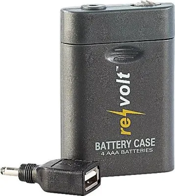 Produktbild von Revolt USB Batterie Box für 4x AAA/LR3/Micro- Batterien zur Energieversorgung von USB-Geräten