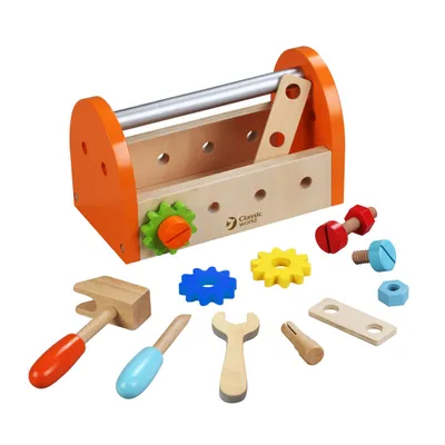 Produktbild von Classic World Houten Gereedschapskist, 16dlg.