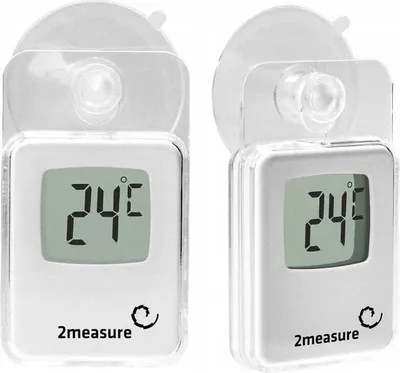 Obrázek produktu pro Elektronický okenní teploměr s přísavkou uvnitř/venku