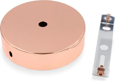 Produktbild von Baldachin Standard | Ø 100 mm | Höhe 25 mm | Kupfer / Rosegold