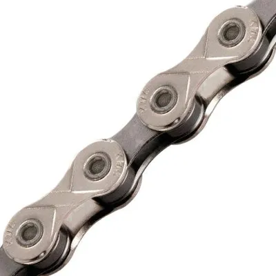 Obrázek produktu pro Řetěz KMC X10 Silver-Black balený 114 článků (10) BX10NB114