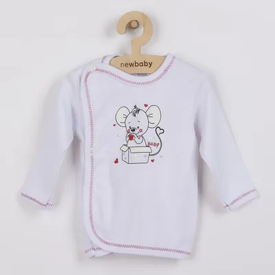 Produktbild von Neu Baby Maus Baby Nachthemd Weiß, Gr. 68 (4-6m)