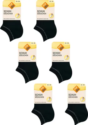 Produktbild von NUR DIE Sneaker-socken füsslinge füßlinge no Schuhsöckchen schwarz 39-42