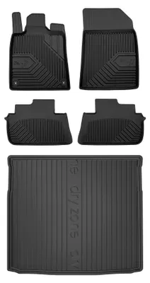 Immagine prodotto di Tappetini 3D TPE + baule DryZone per Peugeot 407 2004-2011 5 pezzi