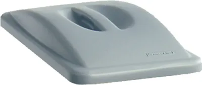 Image de Rubbermaid couvercle Slim Jim avec poignée gris