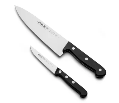 Produktbild von Set mit 2 Küchenmessern Arcos Universal 285800 Edelstahl und mango Polyoxymethylen  Set mit 2 Stück im Karton