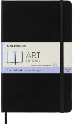 Immagine prodotto di Moleskine 9788883701153 MOLESKINE Sketchbook L/A5, 165g/mq, copertina rigida, nero