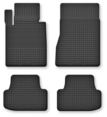 Produktbild von Gummi-Fußmatten für BMW X6 F16 2014- (SUV) – 4-tlg, Schwarz, Semi-Universal, angepasst – Wielganizator Semi-Universal