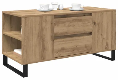 Produktbild von vidaXL Couchtisch Artisan-Eiche 102 x 44,5 x 50 cm Holzwerkstoff