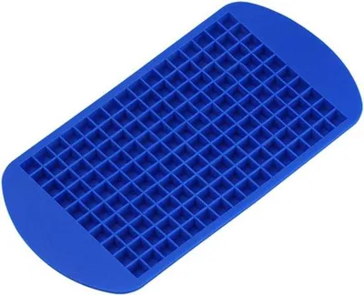 Produktbild von Famanu Eiswürfelform BPA-frei - 160 Fächer - Blau - Flexibel