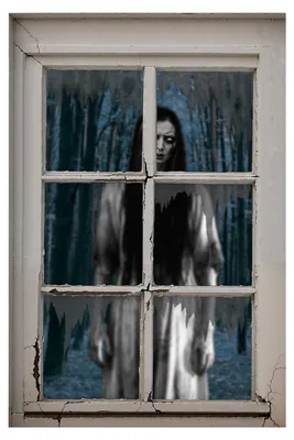 Produktbild von Unheimliches Geistermädchen als Fensterdekoration