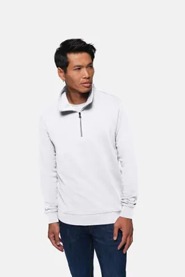 Image de HAKRO® 10008660277292 HAKRO® Herren Sweatshirt Premium weiß Größe M