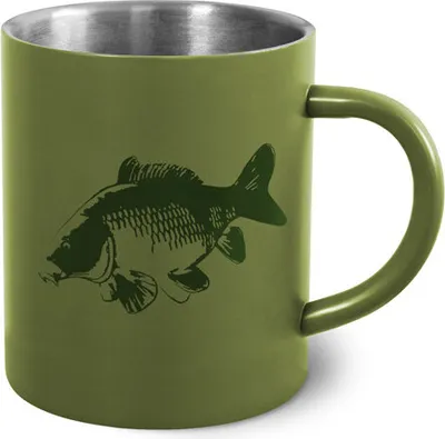 Produktbild von DELPHIN CARP, Edelstahlbecher, grün, 101002393
