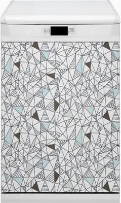 Produktbild von Abwaschbar 45x80 cm Geschirrspüle Magnetmatte Küche Dekorative  - Geometrisches Muster