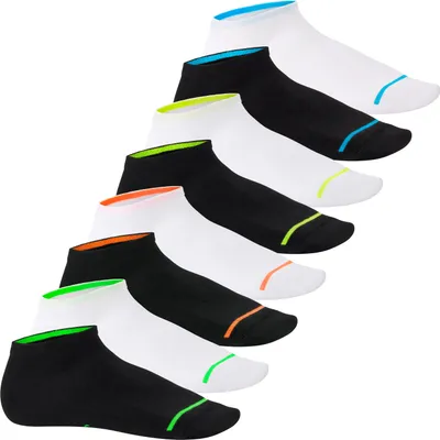 Produktbild von Footstar Herren & Damen Sneaker Socken (8 Paar), Kurze Sportsocken im Neon Look - Neon Glow - Mix 39-42