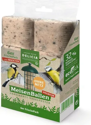 Produktbild von Delicia Meisenballen mit Insekten 6er VK3,99