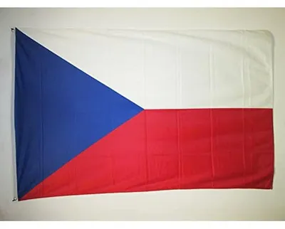 Tschechien-Flagge 150x90 cm, Mesh-Polyester, 2 Ringe