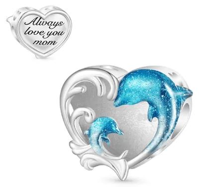 Produktbild von Gnoce Charm Delfin-Herz HOC119