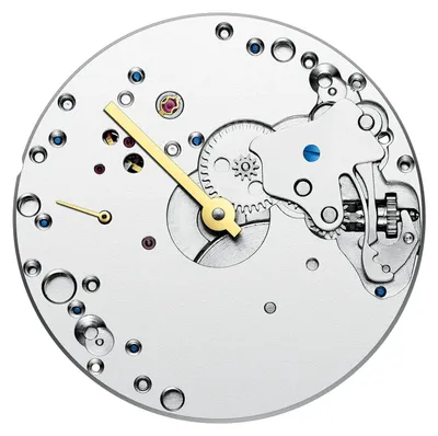Mechanisches Handaufzugswerk ST3600, 17 Steine, 46h Gangreserve, silber
