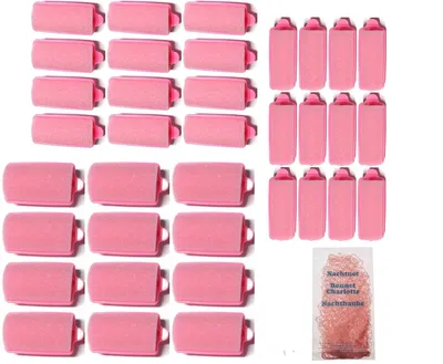 Produktbild von FP Schlafwickler - Schaumstoffwickler-Set S - 3 Größen - 36 Stck. + Gratis Nachtnetz (von deutschem Friseurbedarf-Fachhändler!)