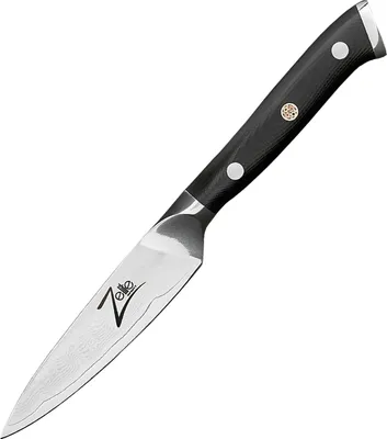 Produktbild von Zelite 10,2 cm Kochmesser, Profi Messer aus Deutschem Edelstahl, Japanisch Inspiriertes Schälmesser, Scharfe Messer für Küche, Scharfes Koch Messer für Zuhause und Gastro, Küchenmesser Extrem Scharf