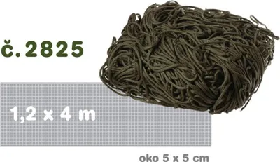 Zdjęcie produktu dla Siatka w kolorze khaki 4x1,2 m, oczka 5x5 cm