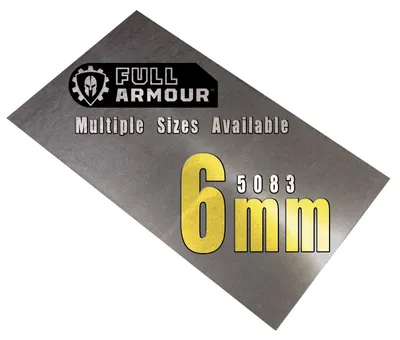 Aluminiumplatte 5083, 6 mm, 150 x 100 mm, 1 Stück