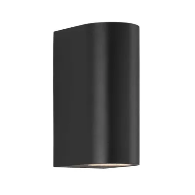 Image de Nordlux LED Applique murale d'extérieur Asbol IP44 noir, transparent