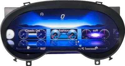 Produktbild von Digitales Dashboard, 12,3-Zoll HD-Display, Drahtlose Konnektivität, schwarz
