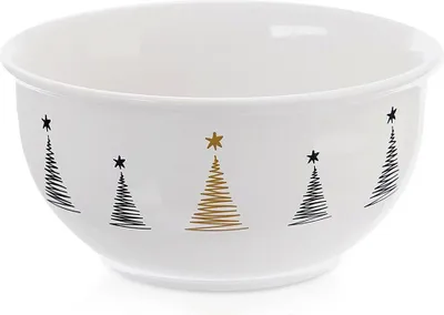 Image de Bol de Noël pour la table du réveillon Bol à soupe Salade Snacks