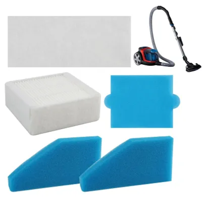 5 Schaumstofffilter für Staubsauger – Filterwechsel-Set