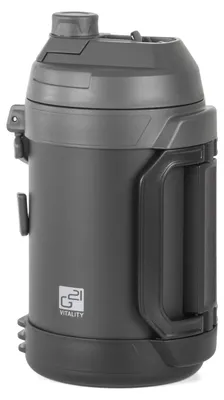 Produktbild von G21 Edelstahl-Thermoskanne 3800 ml, schwarz-grau