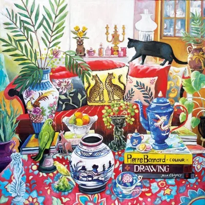 Produktbild von Magnolia Puzzle Katzenwanderung - 1000 Teile Puzzle Spiel