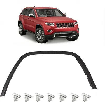 Produktbild von Kotflügelverbreiterung Radlaufleiste Rechts OEM 1MP38RXFAF, passend für Jeep Grand Cherokee IV WK2 2010-2017, vorne, ABS-Kunststoff