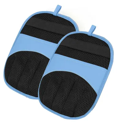 Produktbild von 2 Stück Tierhaarentferner Handschuh mit 5-Finger-Design – Fell-Magnet-Handschuh für Hunde und Katzen, geeignet für Sofa, Autositz und Polster