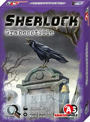 Produktbild von ABACUSSPIELE 48201 Sherlock Krimi Kartenspiel 'Grabesstille'