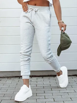 Immagine prodotto di Dstreet Pantalone da donna in felpa grigio chiaro S