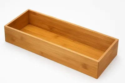 Produktbild von Bambus Besteckkasten Schubladenorganizer 38x15x7cm - Natürlich und Nachhaltig